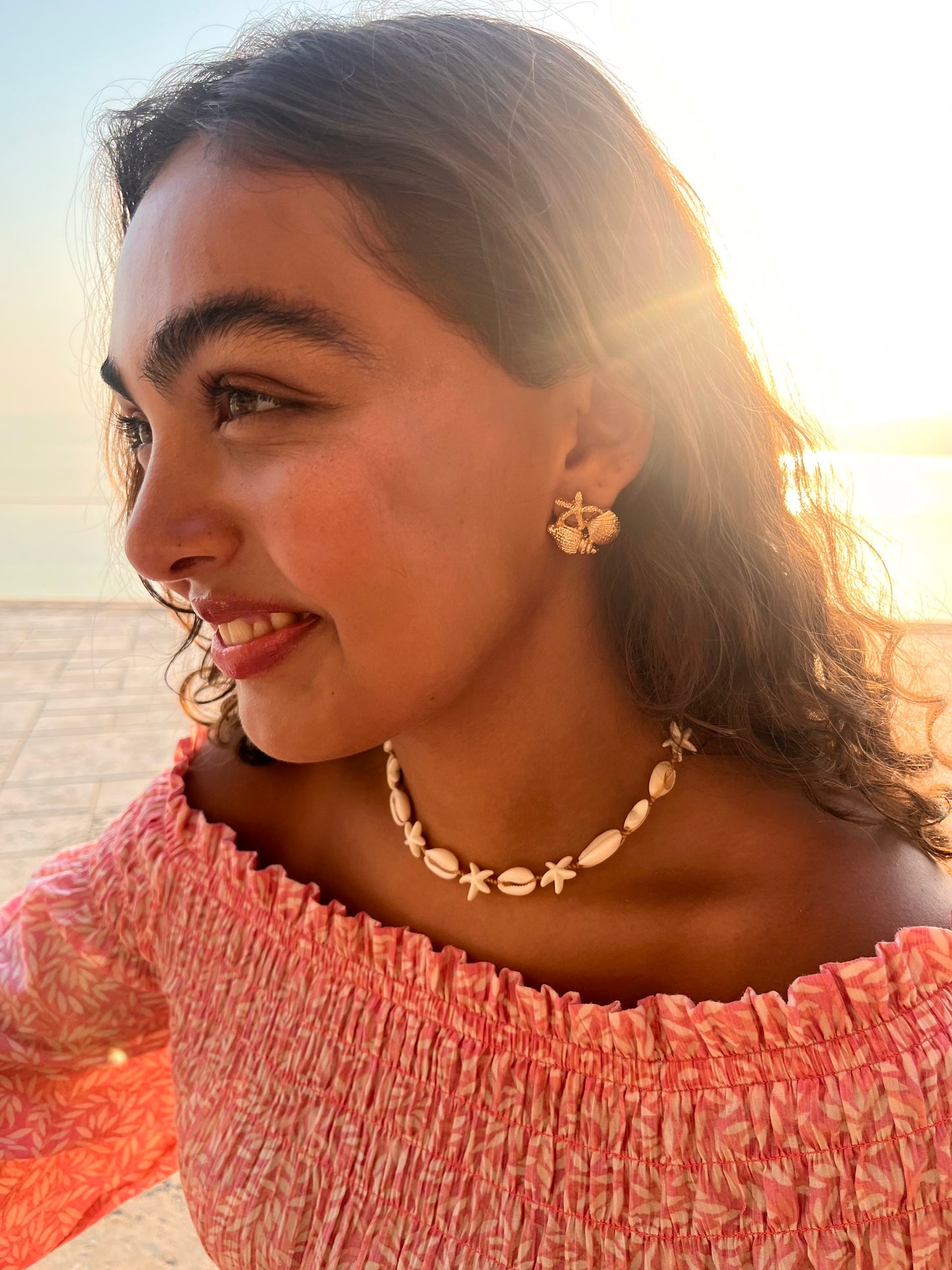 Starfish Shell Necklace