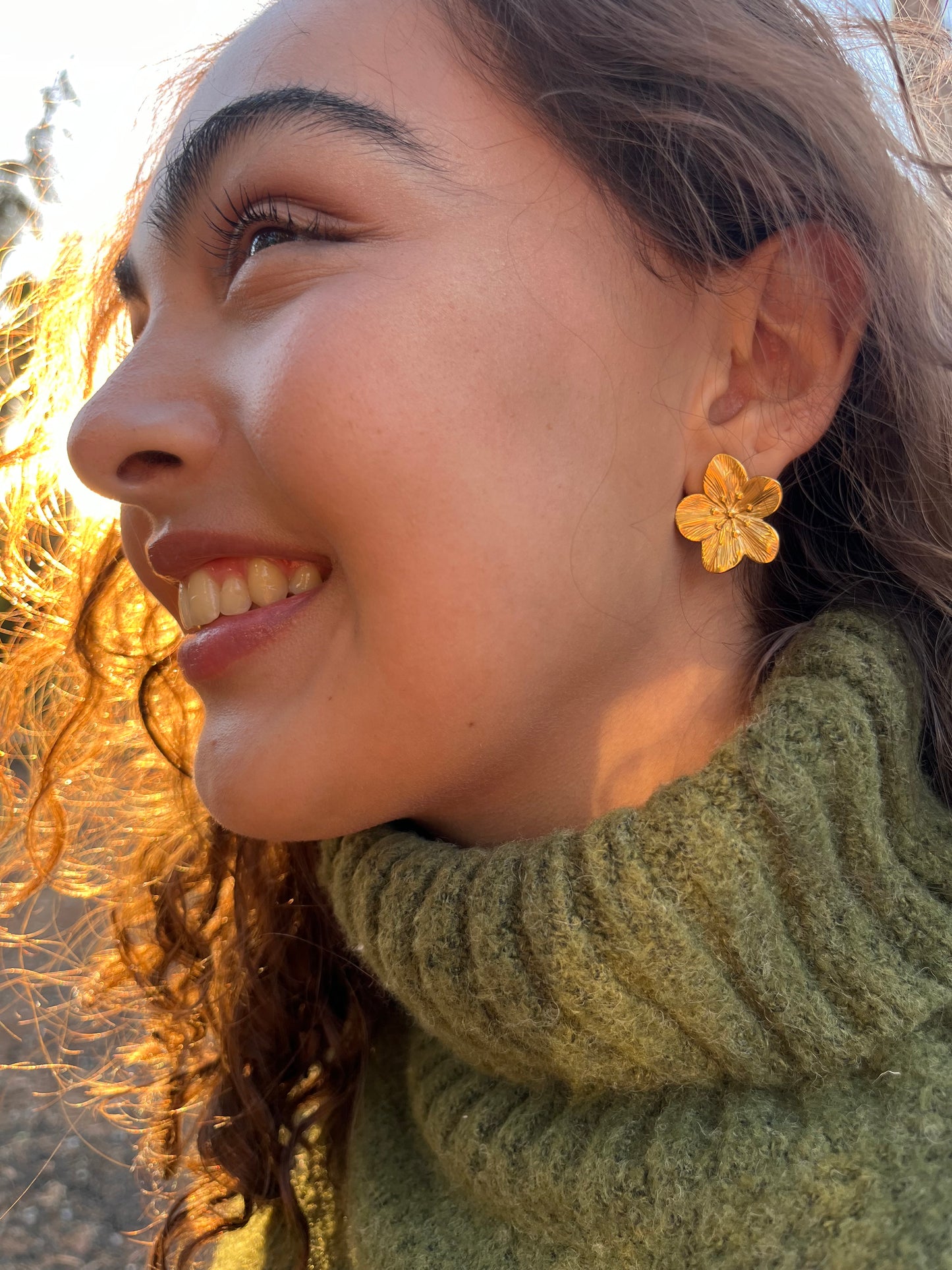 Gold Bloom Studs